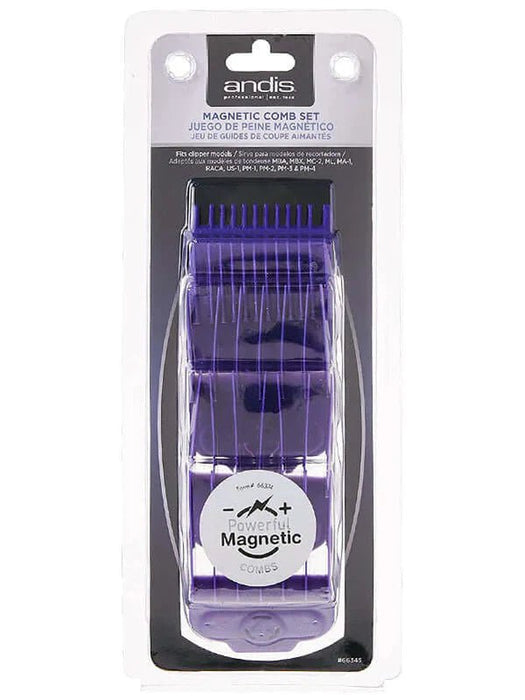 Andis Master Single Magnetic 5 - Piece Attachment Comb Set - Small (560997) - MagnusSupplyAndis