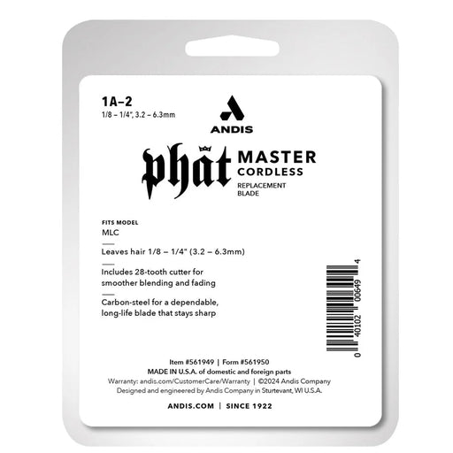 Andis Phat Master Cordless Replacement Blade MLC 561949 - Magnus SupplyAndis