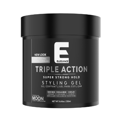 Elegance Triple Act Hair Gel "Moon" Silver 17oz/500ml