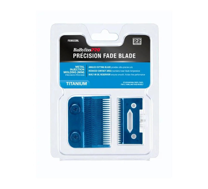 Babyliss Pro Precision Fade Blade Blue Titanium FX8022BL - Magnus SupplyBabyliss
