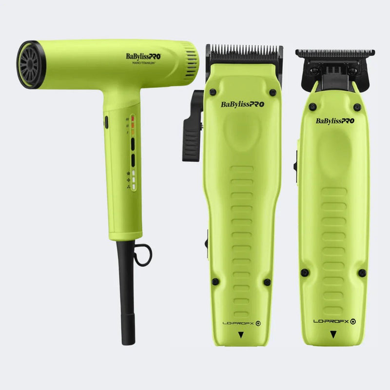 BaByliss PRO Neon Green FXONE Ultimate Bundle – Limited Edition - Magnus Barber Supply