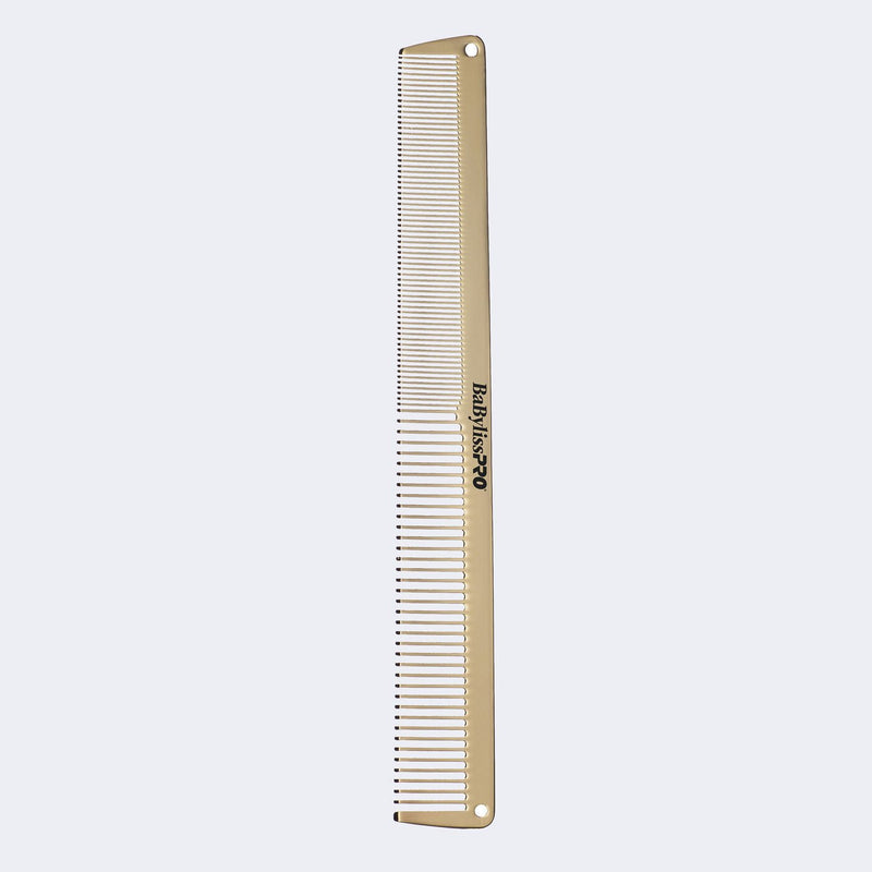 BaBylissPRO Barberology Gold Metal Comb Set - MagnusSupplyBabyliss