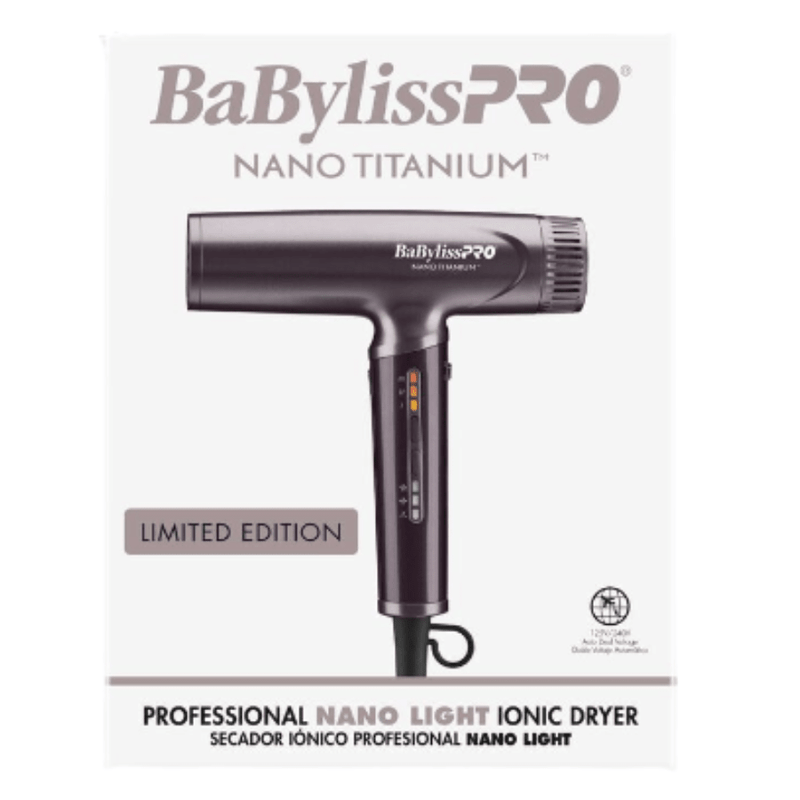 BaBylissPRO Nano Titanium Nightfall High-Speed Dryer | BNTC9200P - Magnus SupplyBabyliss