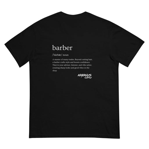 Barber Garment - dyed heavyweight t - shirt - MagnusSupplyMagnusSupply