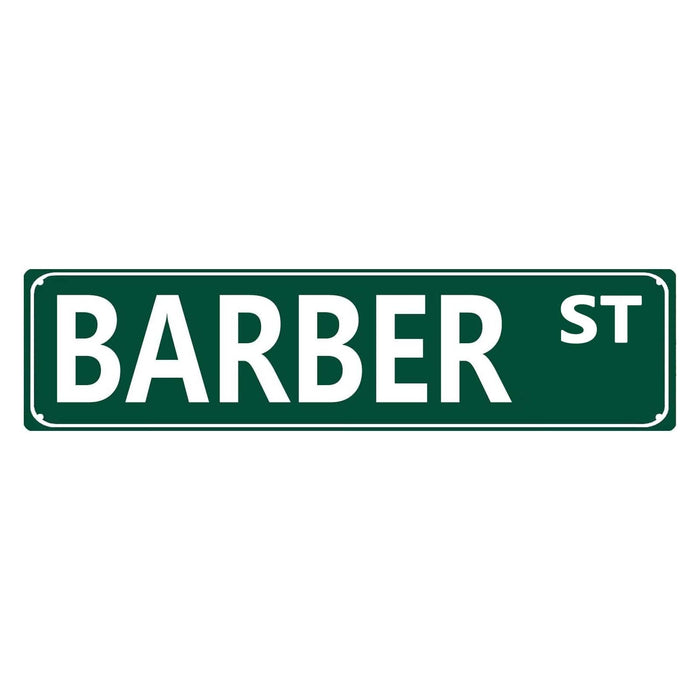 Barber St Sign - MagnusSupplyMagnusSupply