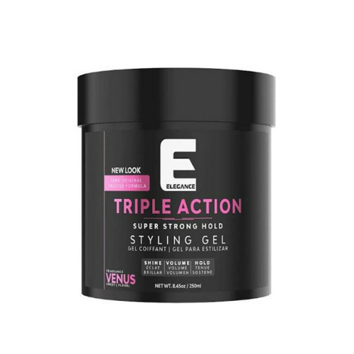 Elegance Triple Act Hair Gel "Venus" Pink 17oz/500ml