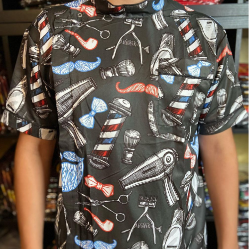 Barber Jacket with Design
