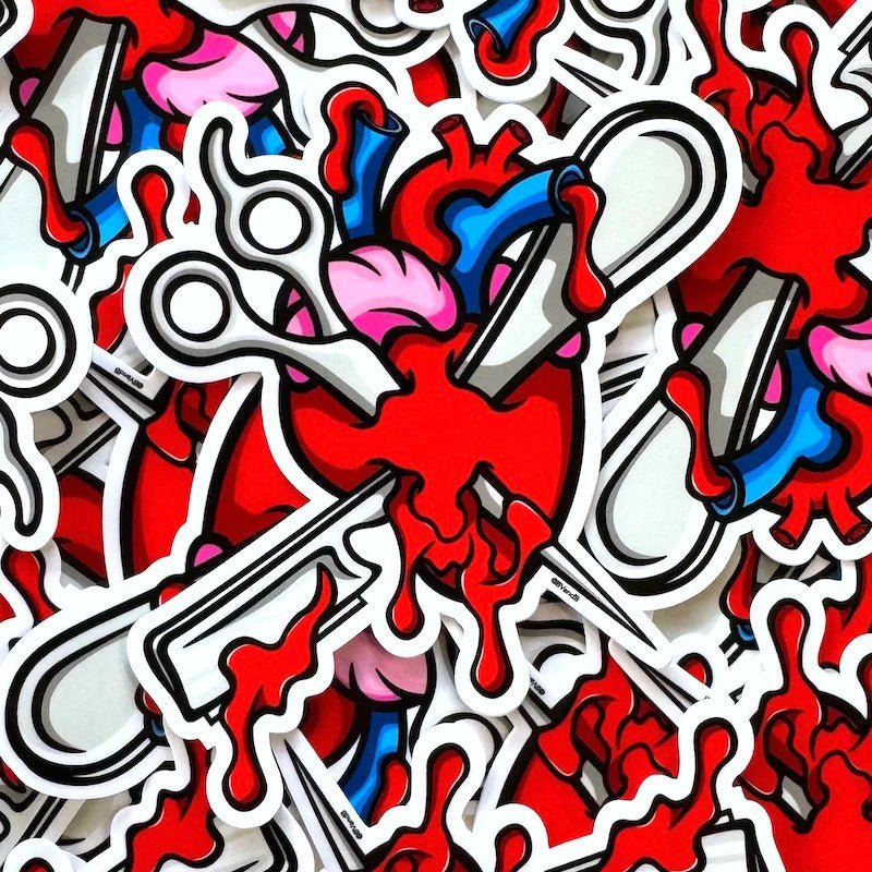 BvandB Sticker – Premium Barbering Decal