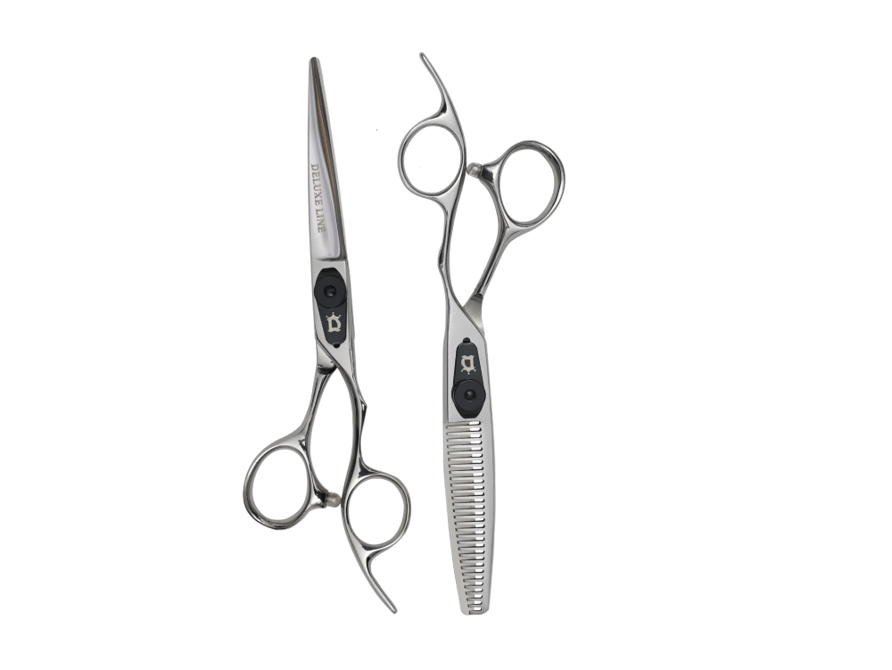 DeluxeLinepro SET PRO 6.5" DS-E2 Barber Shear Set | 440C Steel