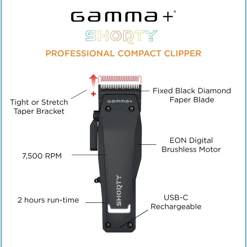 Gamma Shorty Clipper - Magnus Barber Supply