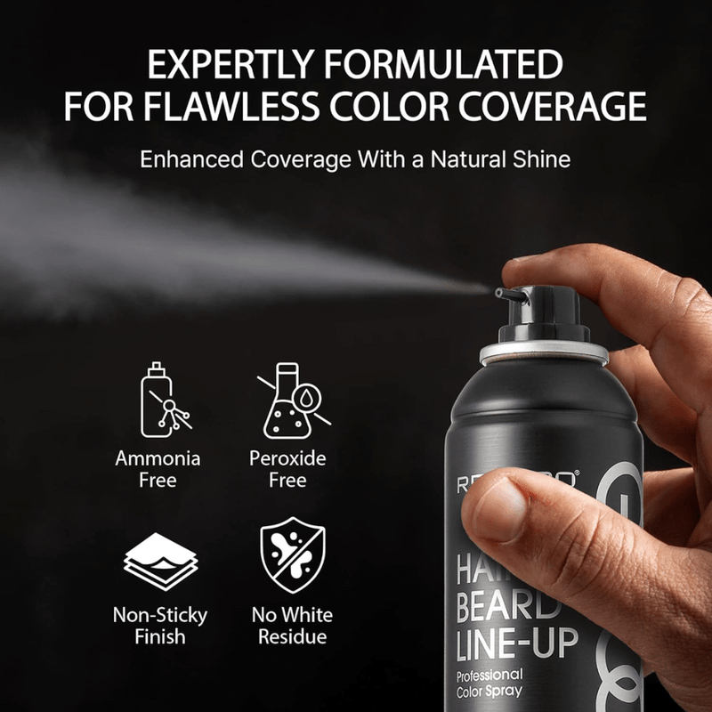 Groomane Professional Hair & Beard Color Spray | Waterproof & Fade-Resistant - Magnus SupplyKiss
