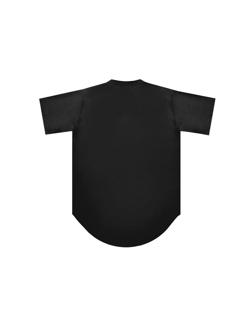 Illuzien Black Scoop Bottom Barber Smock - Magnus SupplyIlluzien