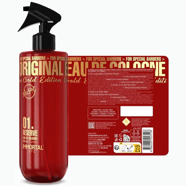 Immortal NYC 01 Reserve Gold Edition No. 540 Cologne - Magnus SupplyImmortal
