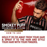 Immortal Smokey Puff - Fine Fragranced Texturizing Hair Powder - Magnus SupplyImmortal