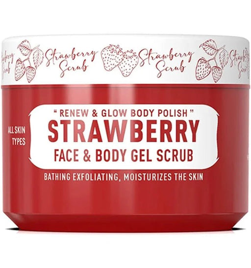 Immortal Strawberry Face & Body Gel Scrub 10.14oz - Magnus SupplyImmortal