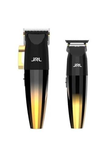 JRL Professional Fresh Fade 2020 Limited Edition Gold Collection Clipper & Trimmer Set + Charging Base - MagnusSupplyJRL