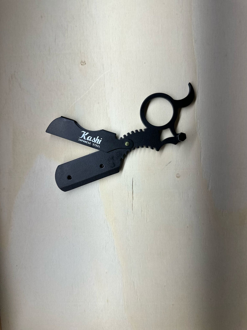 Kashi Straight Edge Razor Black RB-210 - Magnus SupplyKashi