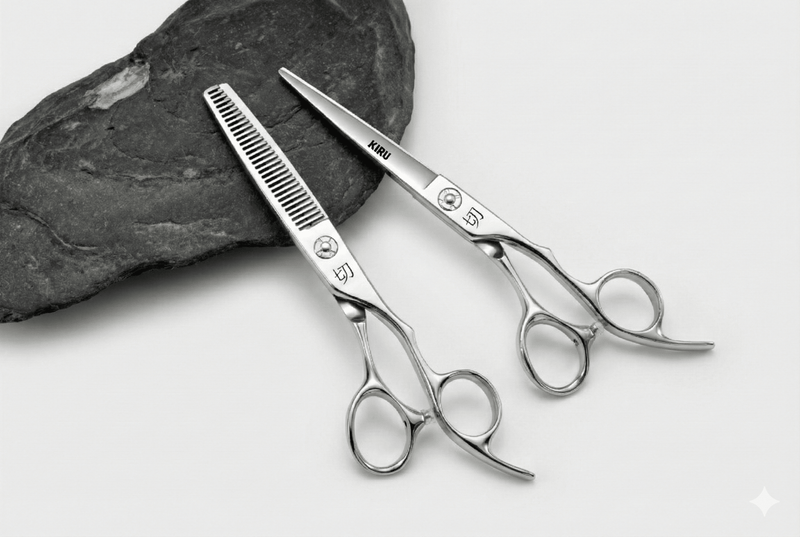 Kiru 6" Professional Scissor Set | Cutting & Texturizing Shears (Japanese SUS440C Steel) - Magnus SupplyKiru