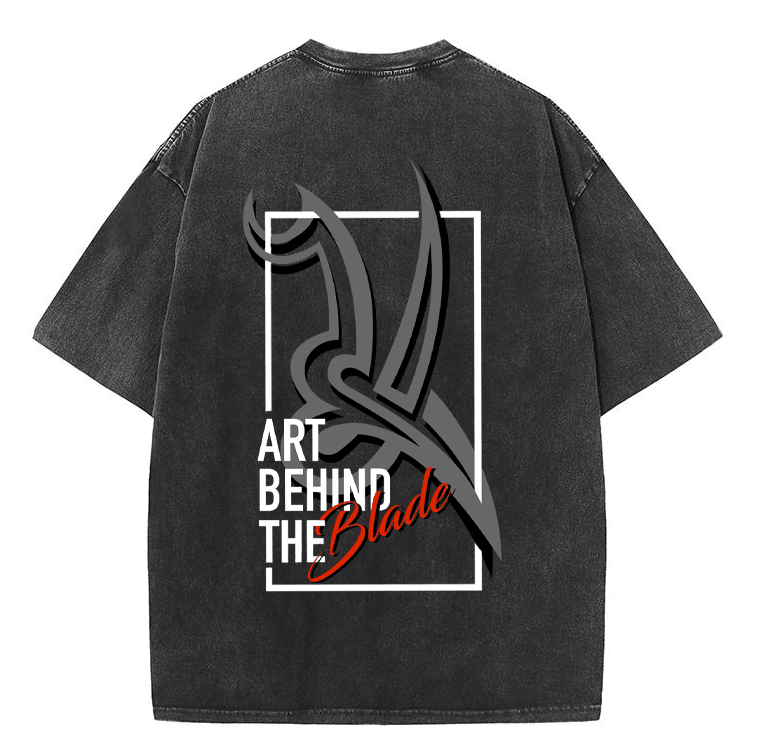 Magnus Art Behind the Art Oversized Barber Shirt - Magnus SupplyMagnus Supply