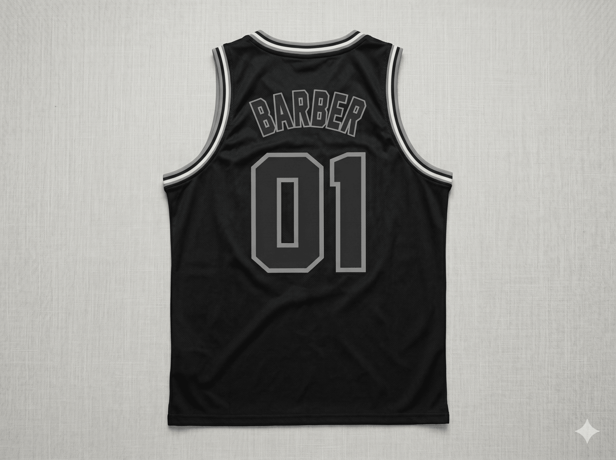 Magnus Barber Basketball Jersey | Breathable Mesh