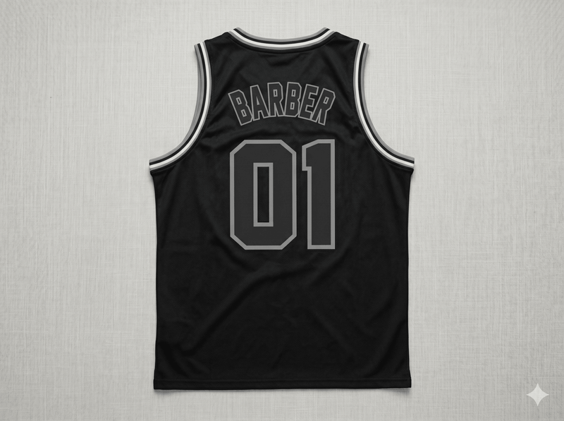 Magnus Barber Basketball Jersey | Breathable Mesh - Magnus SupplyMagnus
