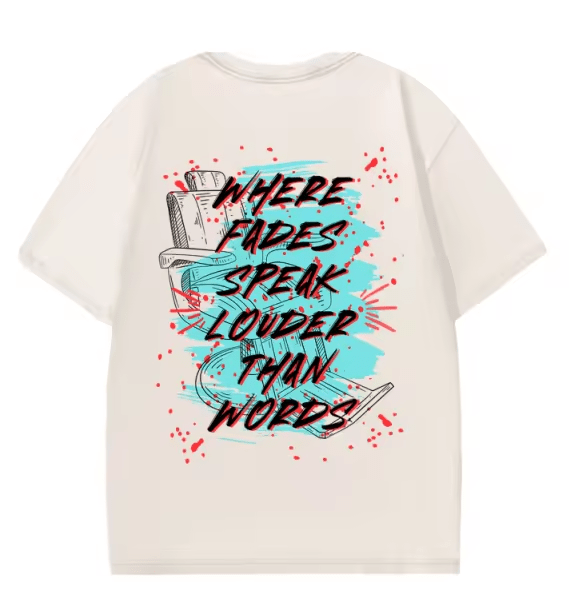 Magnus Oversized Shirt Fades Speak Louder than Words - Magnus SupplyMagnus Supply