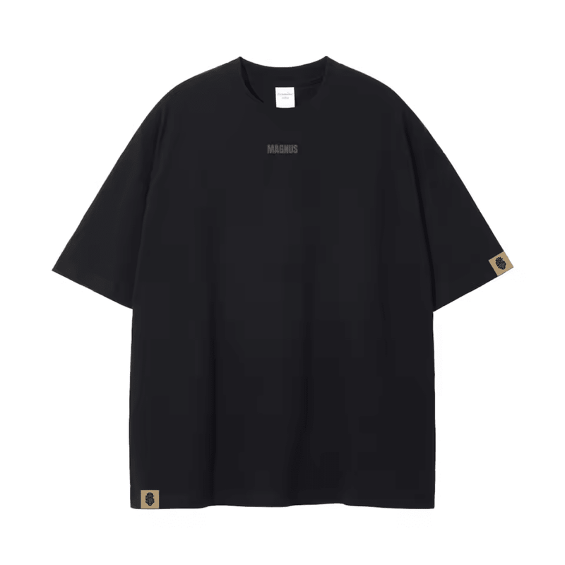 Magnus Oversized T-Shirt Black Hustle Never Fades - Magnus SupplyMagnus Supply
