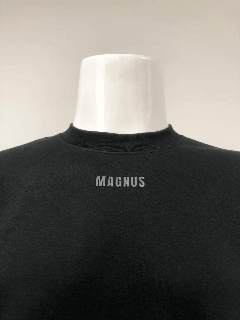Magnus Oversized T-Shirt Black Hustle Never Fades - Magnus SupplyMagnus Supply