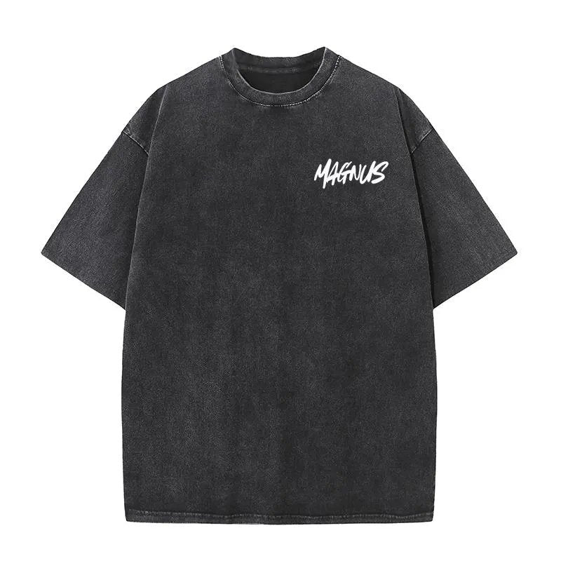 Magnus Oversized T-shirt - Dark Gray Born To Fade - Magnus SupplyMagnus