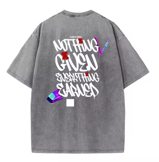 Magnus Oversized T-shirt Nothing Given Everything Earned - Magnus SupplyMagnus Supply