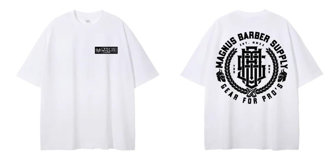 Magnus Oversized Tee Puff Print Back - Magnus SupplyMagnusSupply