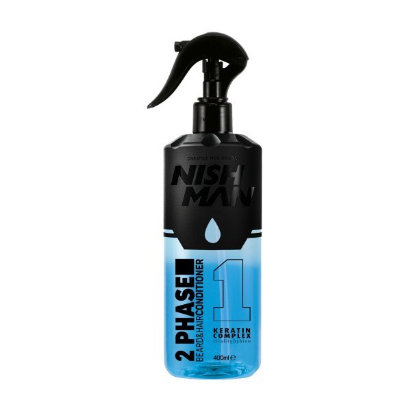 Nishman 2 Phase Conditioner. Leave-in 400ml - Magnus SupplyNishman
