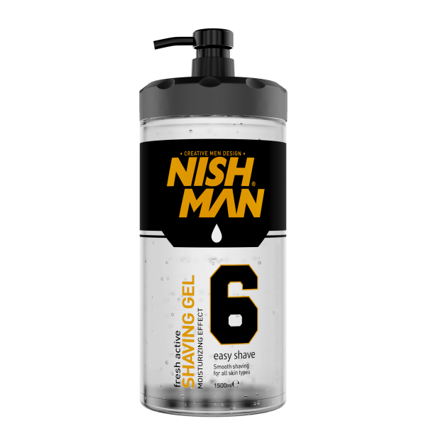 Nishman Professional Shaving Gel No. 6 - Fresh Active (1500ml) - Magnus SupplyNishman