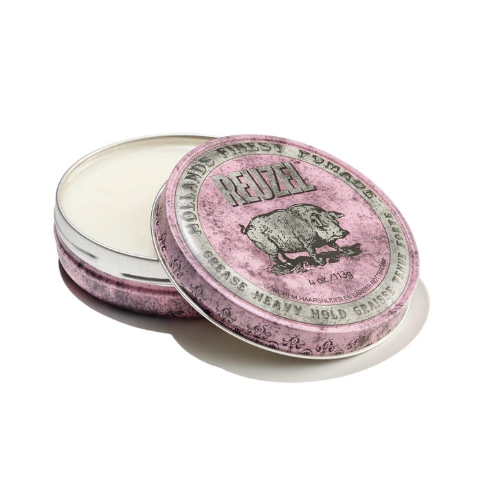 Reuzel Pink Pomade Grease Heavy Hold 4oz. - MagnusSupplyReuzel