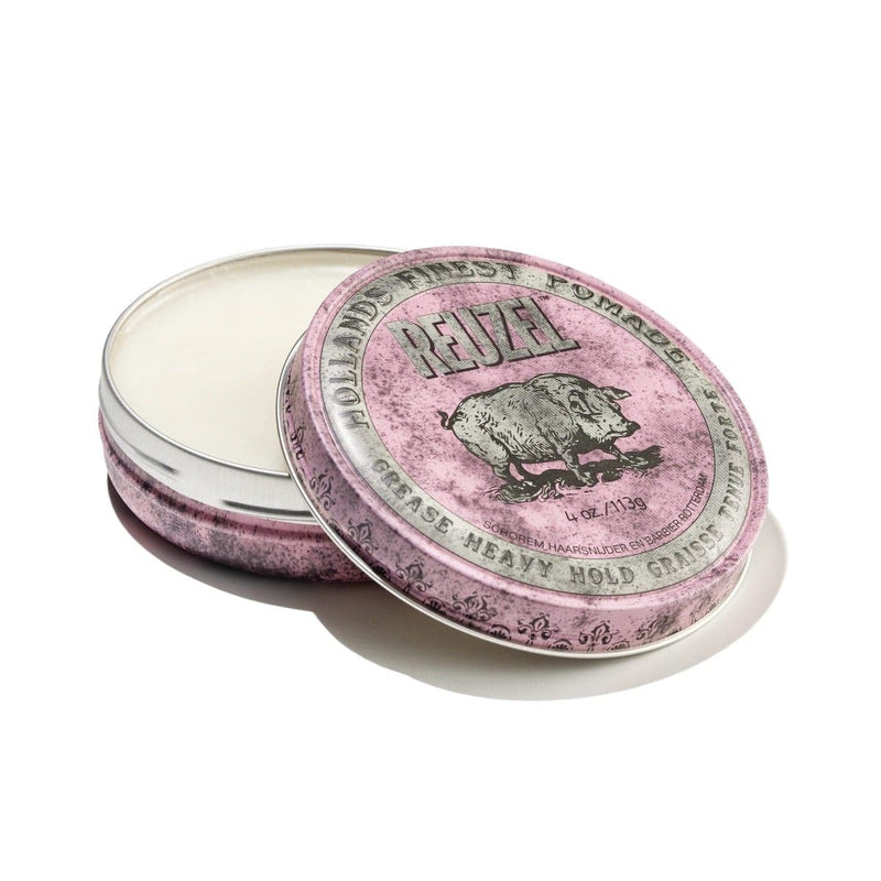 Reuzel Pink Pomade Grease Heavy Hold 4oz. - Magnus SupplyReuzel