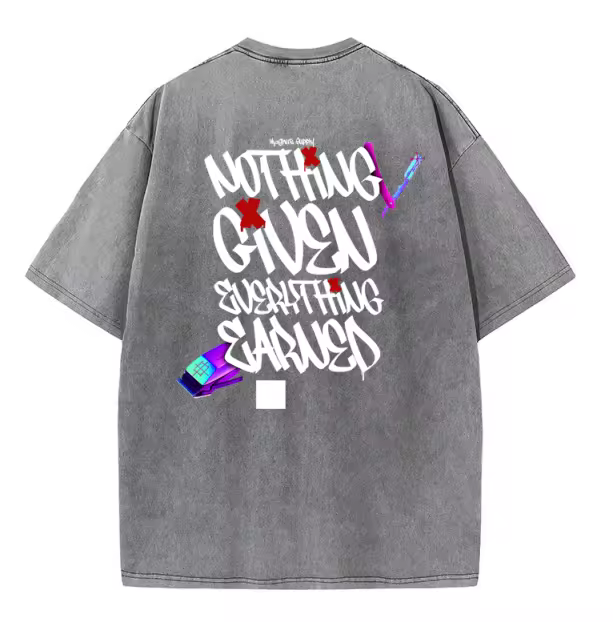 Magnus Oversized T-shirt Nothing Given Everything Earned