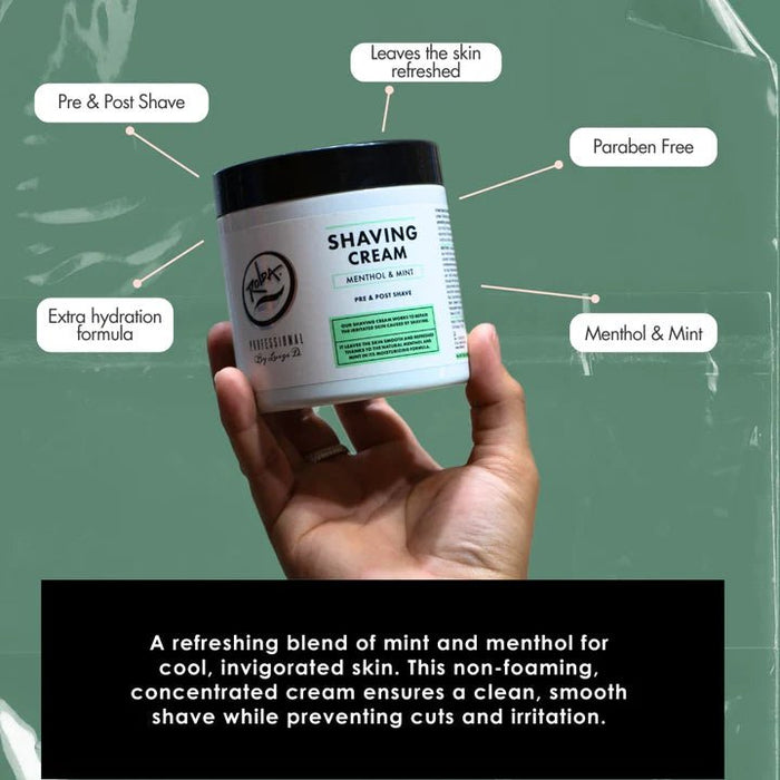 Rolda Menthol & Mint Shaving Cream For Sensitive Skin 500g - MagnusSupplyRolda