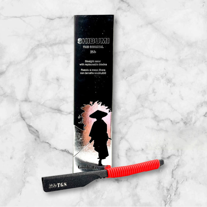 The Goodfellas' smile Shibumi Non-Folding Straight Barber Razor