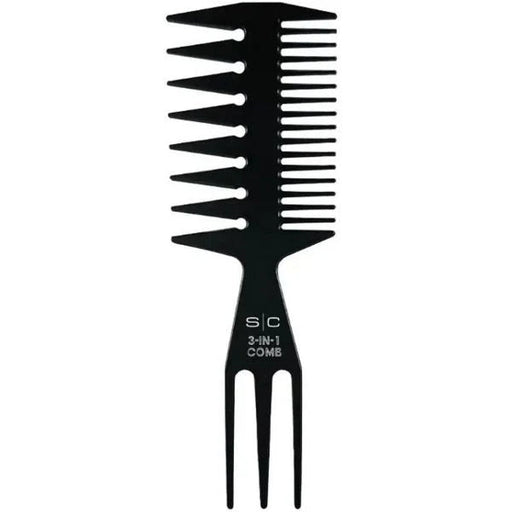 Stylecraft 3-in-1 Wide Tooth Texturizing Barber Fish Hair Comb - Magnus SupplyStylecraft