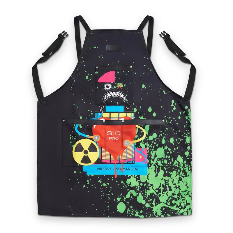Stylecraft Barber Apron Radioactive Black | SC338B - Magnus SupplyStylecraft