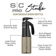 Stylecraft Continuous Spray Bottle – 6.8 oz (SC334B) - Magnus SupplyStylecraft