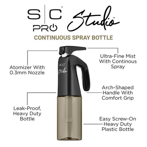 Stylecraft Continuous Spray Bottle – 6.8 oz (SC334B) - Magnus SupplyStylecraft