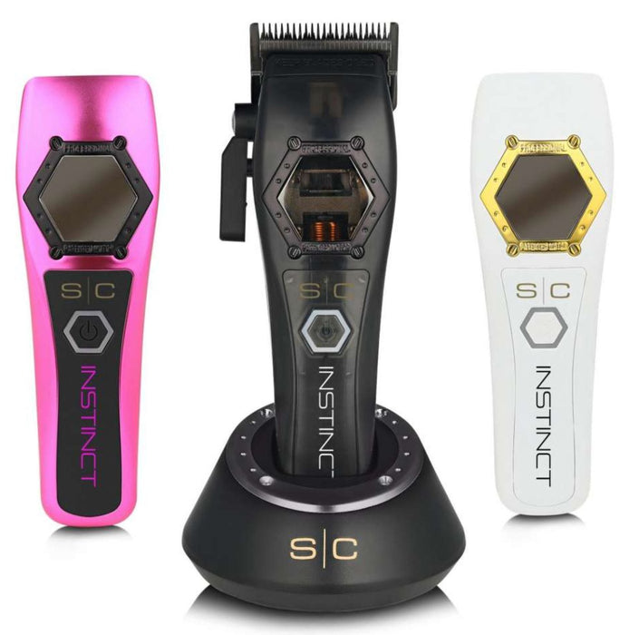 StyleCraft Instinct Metal Edition Cordless Hair Clipper w/ IN2 Vector Motor & Intuitive Torque Control (SC611M) - MagnusSupplyStylecraft