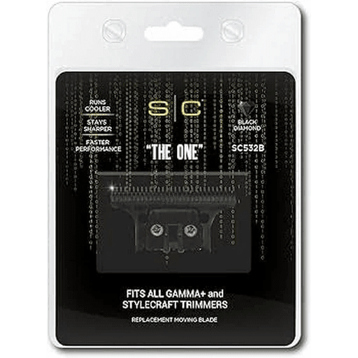 Stylecraft "The One" Black Diamond Carbon DLC Deep Tooth Moving/Cutter Trimmer Blade (SC532B) - Magnus SupplyStylecraft