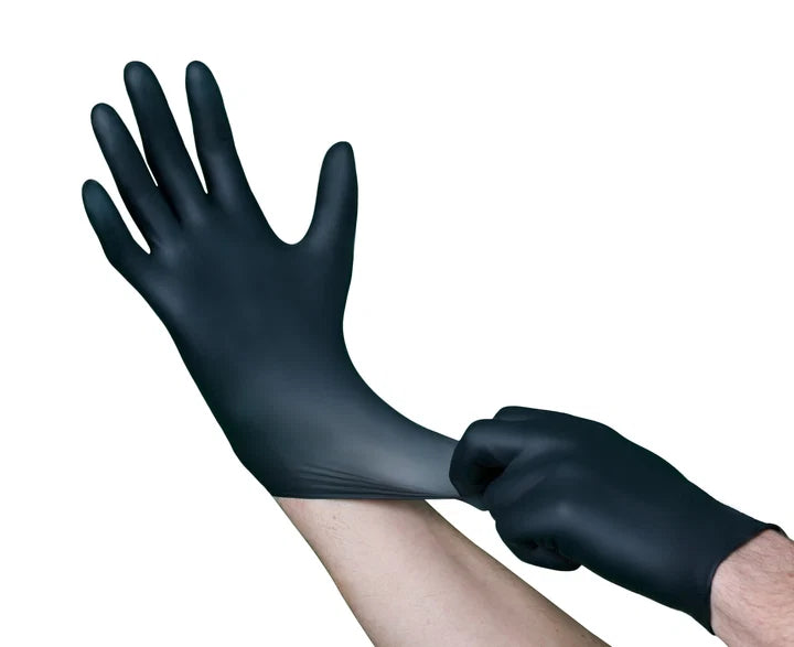 VGuard A16A3 Black Nitrile Exam Gloves 5 Mil – 100 Count