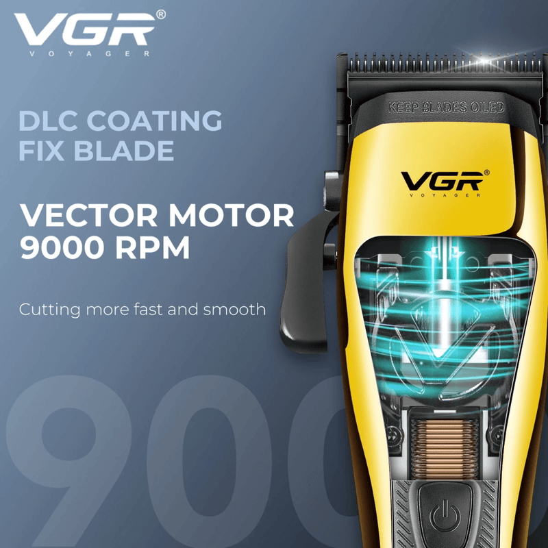 Vector Motor Clipper VGR V-015 | Professional Cordless Hair Clipper - Magnus SupplyVGR