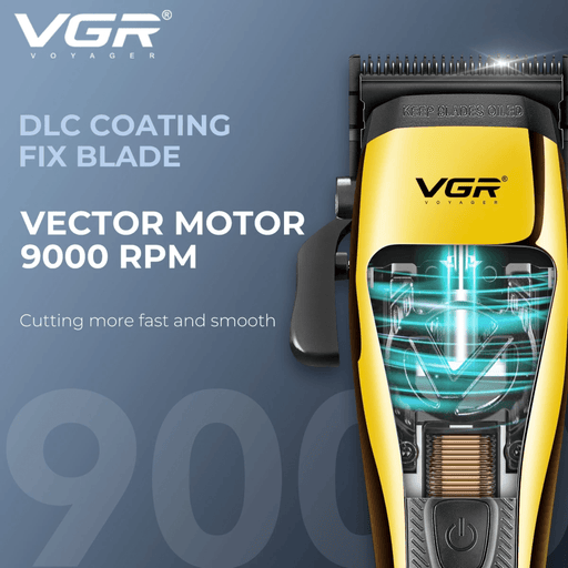 Vector Motor Clipper VGR V-015 | Professional Cordless Hair Clipper - Magnus SupplyVGR