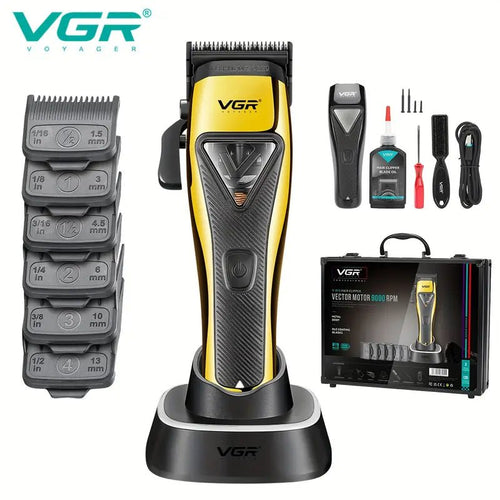 Vector Motor Clipper VGR V-015 | Professional Cordless Hair Clipper