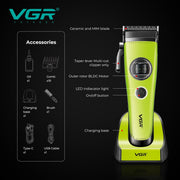 VGR V880C Professional Cordless Clipper – Brushless Motor - Magnus SupplyVGR