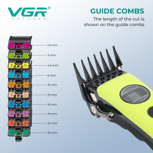 VGR V880C Professional Cordless Clipper – Brushless Motor - Magnus SupplyVGR